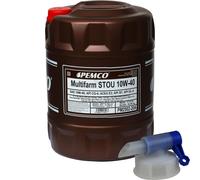 20 Litre PEMCO SAE 10W-40 Multifarm Stou huile moteur Incl. Robinet de Vidange