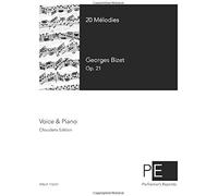 20 Mélodies Paperback Book By Georges Bizet
