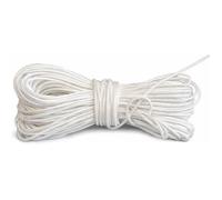 20 Mètres Corde Tressée Nylon Blanc 2mm, Cordon Robuste Pour Stores, Bricolage Jardin Et Artisanat, ACCESSOIRES FABRICATION MAISON