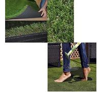 20 Metri Quadri Prato Sintetico Calpestabile 40 Mm Finta Erba Tappeto Giardino