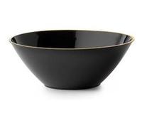 20 mini-bols collection curve noir or - decorline 5314 Noir G