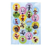 20 MINI DISQUES COMESTIBLES SANS SUCRE DISNEY MARVEL SPIDEY DECORATION GATEAU ANNIVERSAIRE CUPCAKE