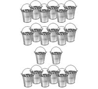 20 mini seaux en métal pour fleurs et cadeaux de fête ¿ Jolies jardinières pour mariages, événements et baby showers