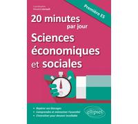 20 minutes par jour de Sciences économiques et sociales - Première ES - Vincent Levrault - Ellipses - broché - Scolaire / Universitaire