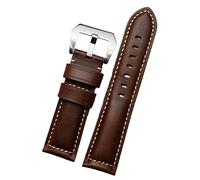 20 mm 22 mm 24 mm 26 mm en cuir authentique Retro Man Watch Band pour Panerai Pam111 441 Broupe de poignet en bande de montre à la boue de vache