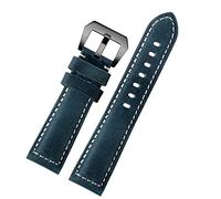 20 mm 22 mm 24 mm 26 mm en cuir authentique Retro Man Watch Band pour Panerai Pam111 441 Broupe de poignet en bande de montre à la boue de vache