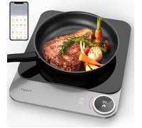 20 Mm 99 Niveaux Plaque À Induction Ultra-Mince,2100 W Plaque De Cuisson À Induction Portable,Home App Contrôle Manuel,Personnalis