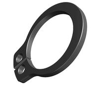 20 mm Circlip, Clips en C externes, Anneaux de Retenue Robustes, Anneau de Retenue Bagues d'arrêt en Acier au Carbone noir, C-clip DIN471 avec Trous de Préhension (paquet de 10)