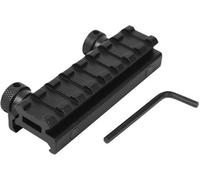 20 mm Picatinny Riser Mount 85 mm langer Schiene Cantilever 0,5 "mit 8 Schläfen für optische Sehenswürdigkeiten und Bereiche