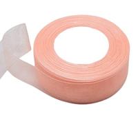 20 mm Ruban d'organza. ruban de haute qualité. Le Scrapbooking, emballage cadeau, Home Deco. 46 metres/45,7 m choisir à partir de couleurs, pêche, 20 mm