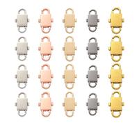 20 Morceaux De Boucle Métallique, Boucle De Réglage Amovible, Boucle De Connexion De La Chaîne, Accessoires À Bagages.