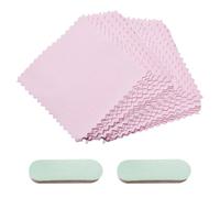 20 Morceaux De Chiffons De Polissage D'Argent, 2 Morceaux De Tiges De Polissage D'Argent, Un Chiffon De Bijoux En Velours Double Face Pour Le Nettoyage De Polissage De Bijoux