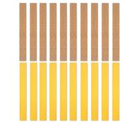 20 Morceaux D'Étiquette De Liège, Étiquette Étanche, Étiquette Créative De Bricolage, Matériaux D'Artisanat De Bricolage, Bandes De Bois Multifonctionnelles