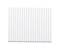 20 Pack China Markers Pencils Set White Marking Pencils Drawing Marking Pencil for Coloring Drawing Marking Wood Material Glass Garments Metal Fabrics Porcelain Film Paper Plastic