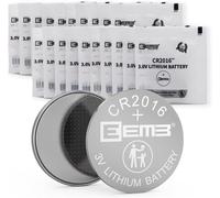 20 Pack Cr2016 Batterie 3V Batterie Au Lithium Bouton Pile 2016 Batterie Ecr2016 Dl2016 Lm2016 Pour Clé De Voiture Fob, Montre, Calculatrice, Ouvre - Porte De Garage, Jouet, Lumière Led[Z210]