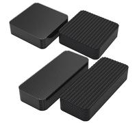 20 Paires Bande Crochet et Boucle Auto-Adhésive, Autocollants de Fixation de Tapis de sol de Voiture, Scratch Double Face -30x100mm Rectangulaires e 50 x 50mm Carré(10 Paires chacun)