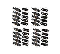 20 Paires de Connecteurs Pogo Magnétiques à Ressort à 3 Broches, 3 Positions, Pas D'Aimants de 2,3 Mm, Trous Traversants, Sonde Mâle Femelle