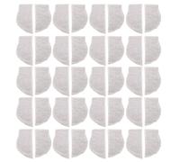 20 paires Empiècement Poitrine de Veste en Polyester Blanc | Intégration Invisible, Gestion de L’Humidité, Finition Nette, pour Atelier Couture et Retouches Professionnelles