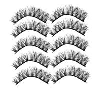 20 Paires Faux Cils Synthétique Cils Épaissis et Fête Mariage et Usage Confort et Élégance Assurés