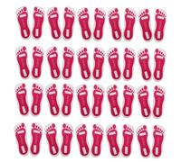 20 Paires Pads Adhésifs pour Pieds de Bronzage en Carton | Usage Salon et Studio, Jetables, Ajustement Souple, Réduit les Mouvements du Pied