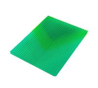 20 Panneaux de Serre Double paroi en Polycarbonate, plaques de Toit isolantes Transparentes en Polycarbonate, adaptés à la toiture pour l'agriculture, Le Jardinage, Les Cours agricoles et Le
