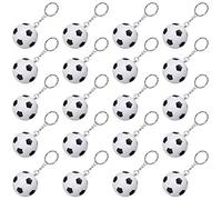 20 Paquets Porte-Clés de Football Porte-Clés de Balle Anti-Stress Porte-Clés de Ballon de Sport pour Faveurs de Fête Porte-Clés de Soccer pour École Carnaval Récompense Remplisseurs de Sac