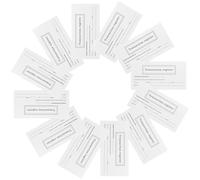 20 Paquets Registres de Chèques pour Chéquier Personnel, 20 | Écriture Fluide, Prévention des Bavures D’encre, Suivi des Opérations, Design Simple pour Gestion Bancaire