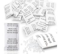 20 Paquets Silica Gel Sachet, 10g Sachet Anti Humidité, Sachet Déshydratant pour Vêtements Tiroirs Chaussures Placard, Gel de Silice Anti Humidité pour Éliminer Les Odeurs D'Humidité et de Moisissure