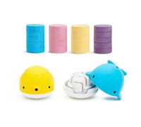 20 Pastilles Pour Colorer Le Bain + 2 Jouets De Bain De Munchkin