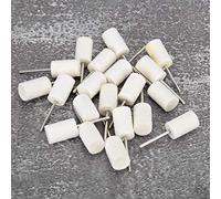 20 pcs 2.35 mm Laine Feutre Polissage Polissage Roues, Shank Laine Polissage Polissage Roue Meulage Tête Bijoux Outil De Polissage Accessoire Pour Acier Inoxydable