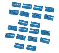 20 Pcs 2,54 mm Pas 8 Positions 16 Broches Bleu Commutateur DIP 8P