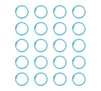 20 Pcs 25 Mm Metal Anneaux Cartes Cartes D'anneaux Livres Livres Livres Pour L'organisation Fichiers Albums Photo