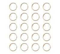 20 Pcs 25 Mm Metal Liant Anneaux Cartes Bernbinding Livre Pour Les Albums Photo De L'organisation De Fichiers