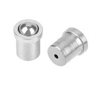20 Pcs 304 Vis En Acier Inoxydable Boulons Boule Piston Positionnement Perles Vis Lisse Ressort Boule Piston pour Appareils Mécaniques(φ 3 * 4)