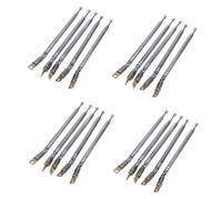 20 Pcs 32cm Longueur 5 Section Antenne Telescopique AM FM Radio 180 Degree
