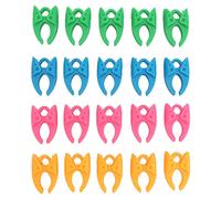 20 Pcs 4 Color Bobbin Holder Clamp Sewing Embroidery Silicone Anti Thread Shedding Spool Fixing Bobbin Clip