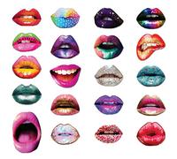 20 Pcs Accessoires Photobooth, Fête Photo, Masquerade Accessoires, Fêtes Photobooth, pour Les fêtes de Mariage, Les Anniversaires