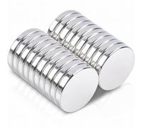 20 pcs aimants en néodyme, Petits aimants 18x3 mm Extra forts, aimants pour Tableau magnétique, aimants Ronds puissants pour Tableau Blanc, aimants de réfrigérateur de Bureau Artisanal