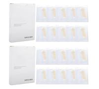 20 PCS Autocollant de Peau de Sourcil de Transfert de Couleur de Peau Claire Pratique Maquillage Autocollants de Pochoir de Sourcil Matériel de Silicone pour Salon de Beauté et