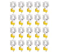 20 Pcs Bec À Boire pour Poulet, Valve Boule Épaissie, Automatique, Distributeur d'eau pour Volaille - Haute Résistance, Anti - Rouille, Usage Élevage Avicole