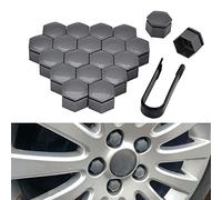 20 PCS Cache Ecrou Voitures Pour Skoda Octavia Rapid, Capuchons D'éCrou Cache-écrous De Roue Hexagonal Boulon Ecrou Couvre Antipoussière Protecteurs