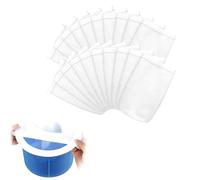 20 PCS Chaussette Skimmer Piscine,prefiltre skimmer,netskim chaussettes piscine skimmer,chaussette filtre piscine Nylon Élastique pour Attraper Les Feuilles, Pollen,Cheveux,efficacement la saleté