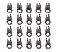 20 Pcs Chaussure Crochets En Cuir Botte Crochets En Dentelle Raccords avec Rivets pour Camp Randonnée Escalade Réparation Chaussures Boucles Crochets Accessoires(5*4*2cm-Bronze) Rivet Tools