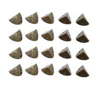 20 pcs Coin Coin, 1 x 1 Pouce Boîte Antique Protection Coin Cas Bord Garde Bronze Coin Couverture Bord Garde de Sécurité pour Meubles Décor[20 pièces] Matériel de Construction