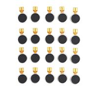 20 pcs DC Mini moteur de vibration minuscule bouton plat bouton moteur vibrant fort sens de vibration faible bruit longue durée de vie pour smartphones tablettes appareils