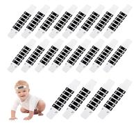 20 pcs de température, 0, 8 x 3, 5 pouces à vérification rapide des bandes de thermomètre, thermomètre à front portable réutilisable pour les voyages l'école domicile..