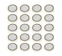 20 Pcs Disques Piezo 10mm Acoustique Pick-up Transducteur Élément Trigger Buzzer Batterie Guitare