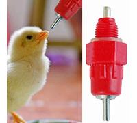 20 Pcs Eau Tetine Poulet Alimentateur Fournitures de Volaille Poule Vis dans le style