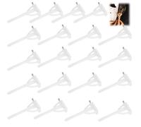 20 pcs Épingles Triangle Transparentes pour corsages - Épingles boutonnière T pour Fleurs, Broches, Mariages