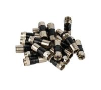 20 pcs. F Fiche pour câble coaxial 6,8-7,4 mm,fiche type F pour pince de compression,câble d'antenne RG 6,fiche de compression coaxiale câble satellite